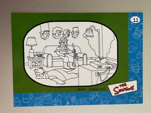 2000 Artbox The Simpsons Collectible Stickers #11 Grandpa on Sofa - Picture 1 of 2