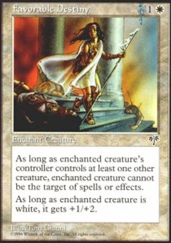 MTG - Favorable Destiny - Mirage - NM, English Magic FLAT RATE SHIP - Image 1 of 1