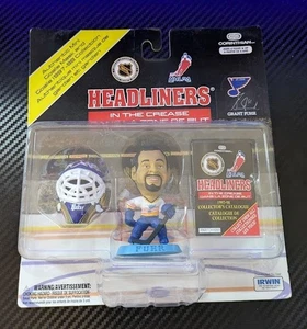 Grant Fuhr Goalie & Mask Headliners St. Louis Blues Vintage Figure - Picture 1 of 2