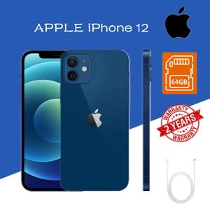 NEU Apple iPhone 12 - 64GB - Blau (Ohne Simlock) (Dual-SIM) ✔️Versiegelte ✔️OVP - Bild 1 von 5