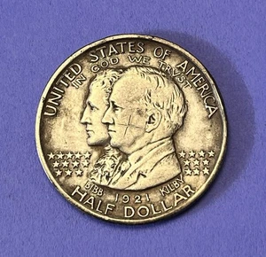 1921 Alabama Centennial Commemorative Half Dollar - Picture 1 of 2