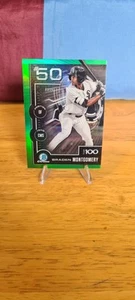 Bowman 2025 Chicago White Sox Braden Montgomery Top 100 Green Refractor 75/99 - Bild 1 von 5