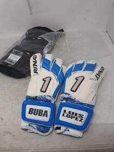 Guanti Portiere Rinat Uno Premier NRG Pro Taglia 10 Blu/Bianco Doppia Impugnatura - Foto 1 di 5