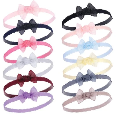 Hudson Baby Infant Girl Headbands 12pk, Navy, 0-24 Months - Image 1 of 4