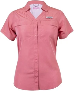 HABIT Women's Short Sleeve Fishing Guide Shirt, Large - Picture 1 of 4