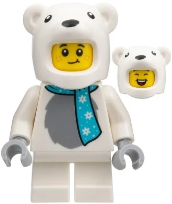 LEGO®｜Minifigure｜Town｜Child - Boy, Polar Bear Costume｜cty1930｜New｜FREE SHIPPING - Image 1 of 1