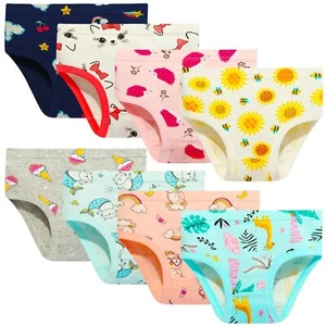 Girls' Cotton Brief Breathable Toddler Panties Kids Assortedfo girls underwea... - Picture 1 of 6