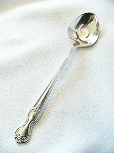 Antique Silverplate Bon Bon or Nut Spoon, Orig. Wm. Rogers Mfg. Co., Extra Plate - Picture 1 of 4