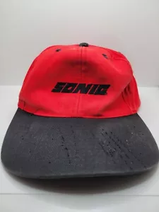 Red and Black Sonic Baseball Cap - With Character - See Description - Picture 1 of 5