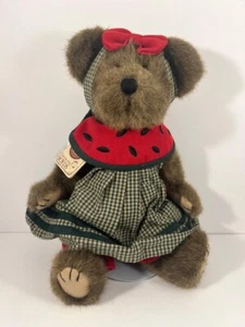 2001 Boyds Bears Melanie McRind #912658 ~ 12 Inch Jointed ~ NWT ~ Watermelon - Picture 1 of 1
