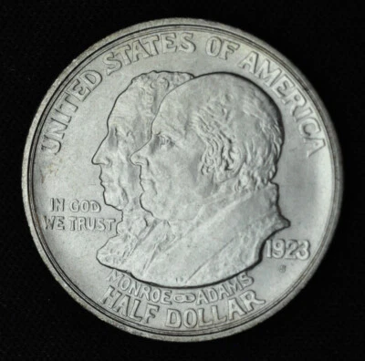 1923 S - Monroe Commemorative Silver Half Dollar - GEM BU - Image 1 of 4