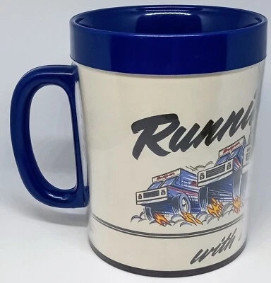 Taza de plástico Thermo-Serv vintage SNAP-ON Racing Runnin' fuerte con encajable Foto 1 de 3