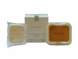 ESTEE LAUDER CYBER WHITE SILKY BRIGHT POWDER FOUNDATION #06 SPF20 REFILL 11G.(D) - Picture 1 of 1