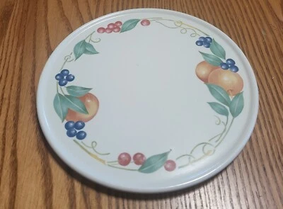 Corelle Coordinates Abundance Round Footed Trivet Hot Plate Melamine Melmac - Image 1 of 3