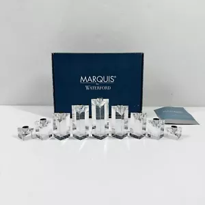Marquis by Waterford neunteiliges Kristallset Menora im Originalkarton - Bild 1 von 12