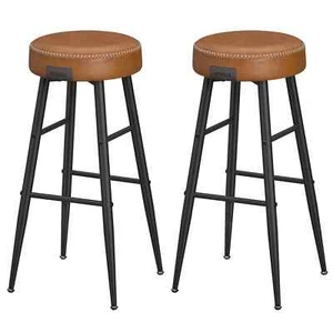 Bar Stools Set of 2 Kitchen Counter Stools Breakfast Stools Home Bar Dining Room - Picture 1 of 7