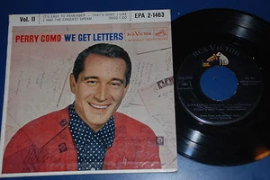 7" PERRY COMO 45 EP " We get letters, Vol. II" US RCA VICTOR EPA 2-1463 - Picture 1 of 2