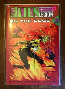 Epic Comics Alien Legion On The Edge 3 of 3 w/sleeve-Vintage-Comic-Books-Old-Vtg - Picture 1 of 1
