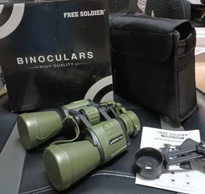 20x50 Binoculars Zoom Outdoor Travel Telescope Hunting Day/Night W/ phone holder - Picture 1 of 5