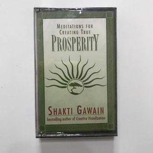 Shakti Gawain Meditations For Creating True Prosperity Cassette New Sealed - Picture 1 of 3