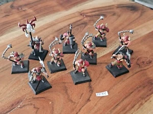 Warhammer Fantasy AOS Warriors of Chaos Chaos Marauders x10 FF044 - Picture 1 of 24