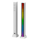 5V USB RGB Activated Music Rhythm Lamp Bar Sound Control LED Lights (White)