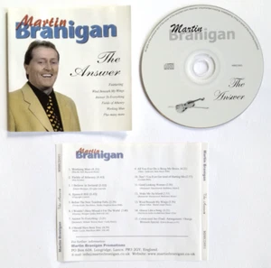 Cd Martin Branigan The Answer Pop Uk Folk Country Music Compact Disc (Z9) - Foto 1 di 1