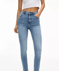 PULL&BEAR Damen Skinny Jeans mit Hohem Bund - Größe 36 - Bild 1 von 11