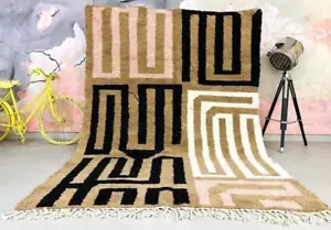 Tappeto lana marocchino annodato a mano 5x8,6x9,8x10,10x14, nuovo design berbero marocchino - Foto 1 di 6