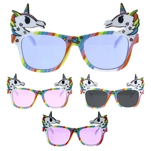 Girls Kids Unicorn Fun Pop Party Shade Sunglasses - Picture 1 of 17