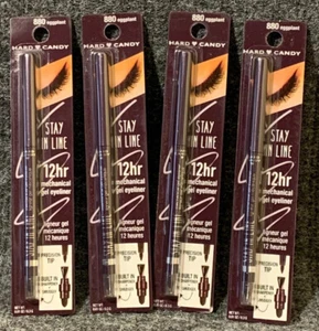 Lot of 4 HARD CANDY Stay In Line 12hr Mechanical Gel Eyeliner 880 Eggplant - Picture 1 of 2