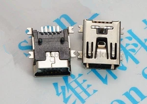 Conector de enchufe PCB Mini USB tipo B hembra 5 pines SMT SMD de 30 piezas - Imagen 1 de 1