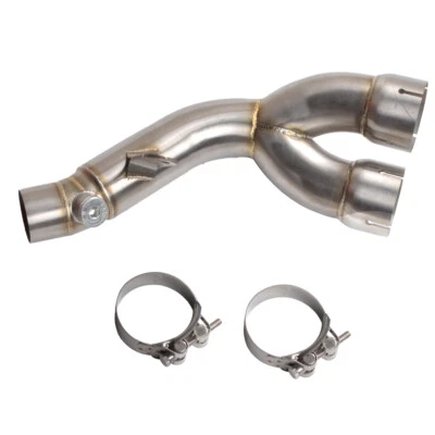 Slip para Yamaha YZF R6 2006-2016 Stock Silenciador Tubo de escape de enlace medio modificado Foto 1 de 4