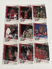 9 Card Lot 1997-98 Collectors Choice Catch 23 Michael Jordan