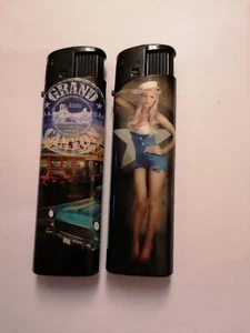 Feuerzeug 2er Set American Retro Girls (11) - Bild 1 von 2