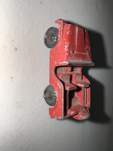 Vintage Midgetoy Diecast Metal Red Jeep 2.5” Tiny  Rockford Illinois - Picture 1 of 4