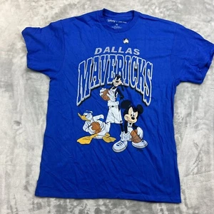 Junk Food x Disney Dallas Mavericks T-Shirt Herren Gr. Medium blau Mickey Goofy - Bild 1 von 7