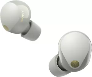 Auriculares Sony WF-1000XM5 verdaderamente inalámbricos Bluetooth con cancelación de ruido - plateados - Imagen 1 de 6