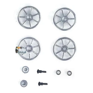 1Pair Metal Idler Wheels for HengLong 1/16 RC Tank 3858 3859 Panzer IV F F2 - Picture 1 of 3