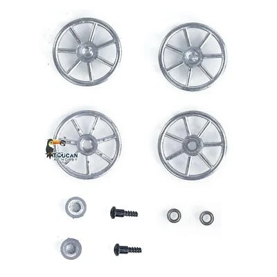 1Pair Metal Idler Wheels for HengLong 1/16 RC Tank 3858 3859 Panzer IV F F2 - Image 1 of 3