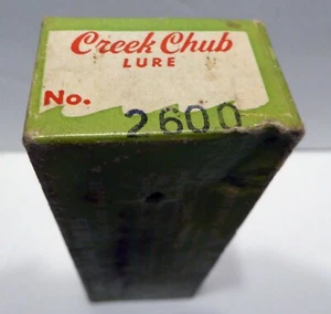 Vintage Creek Chub Bait Co. Karton Köderbox #2600 *leere Jointed Pikie - Bild 1 von 8