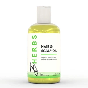 Aceite para el cabello y el cuero cabelludo de hierbas, 4 oz. - Imagen 1 de 1