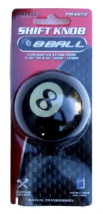 Manual shift knob stick shifter gear knob 8BALL interior black pool ball PM-2272 - Bild 1 von 3