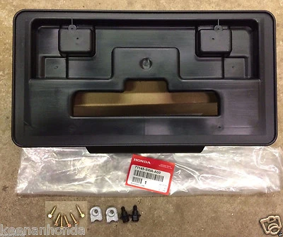 Kit de soporte de matrícula frontal genuino OEM Honda CR-V 2007-2009 soporte CRV Foto 1 de 4