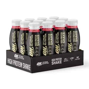 Optimum Nutrition High Protein Shake Ready to Drink RTD | Strawberry 12 x 330ml - Picture 1 of 2