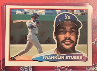 1988 Topps Big Baseball Card #112 Franklin Stubbs - Image 1 of 2