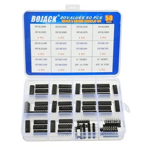 20 Werte 50 Stück SN74LS und SN74HC Serie Low-Power Logic IC Chip Sortiment Kit - Bild 1 von 5