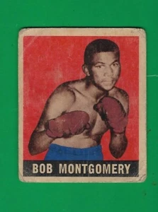 1948 Leaf #44 Bob Montgomery (HOF) (G-VG) Knock Out - Picture 1 of 2