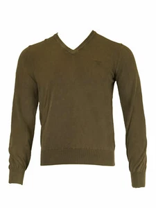 GANT Men's Brown Antique Cotton V-Neck Sweater 88172 Size M $135 NWT - Picture 1 of 2