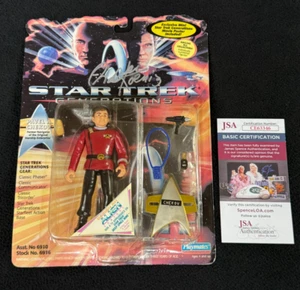 Walter Koenig Signed Star Trek Generations Pavel Chekov Figure JSA COA - Picture 1 of 4
